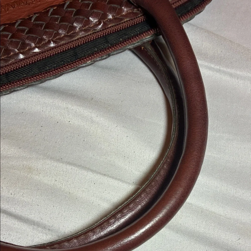 MC Cognac Leather‎ Satchel